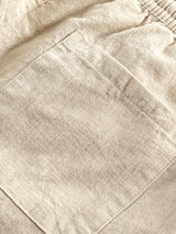 Emile - Linen Cotton Cropped Trousers