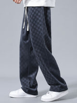 Jules - Checked Straight Leg Trousers
