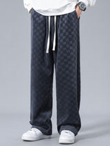 Jules - Checked Straight Leg Trousers