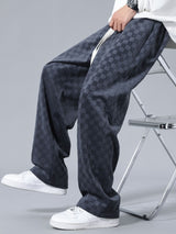 Jules - Checked Straight Leg Trousers