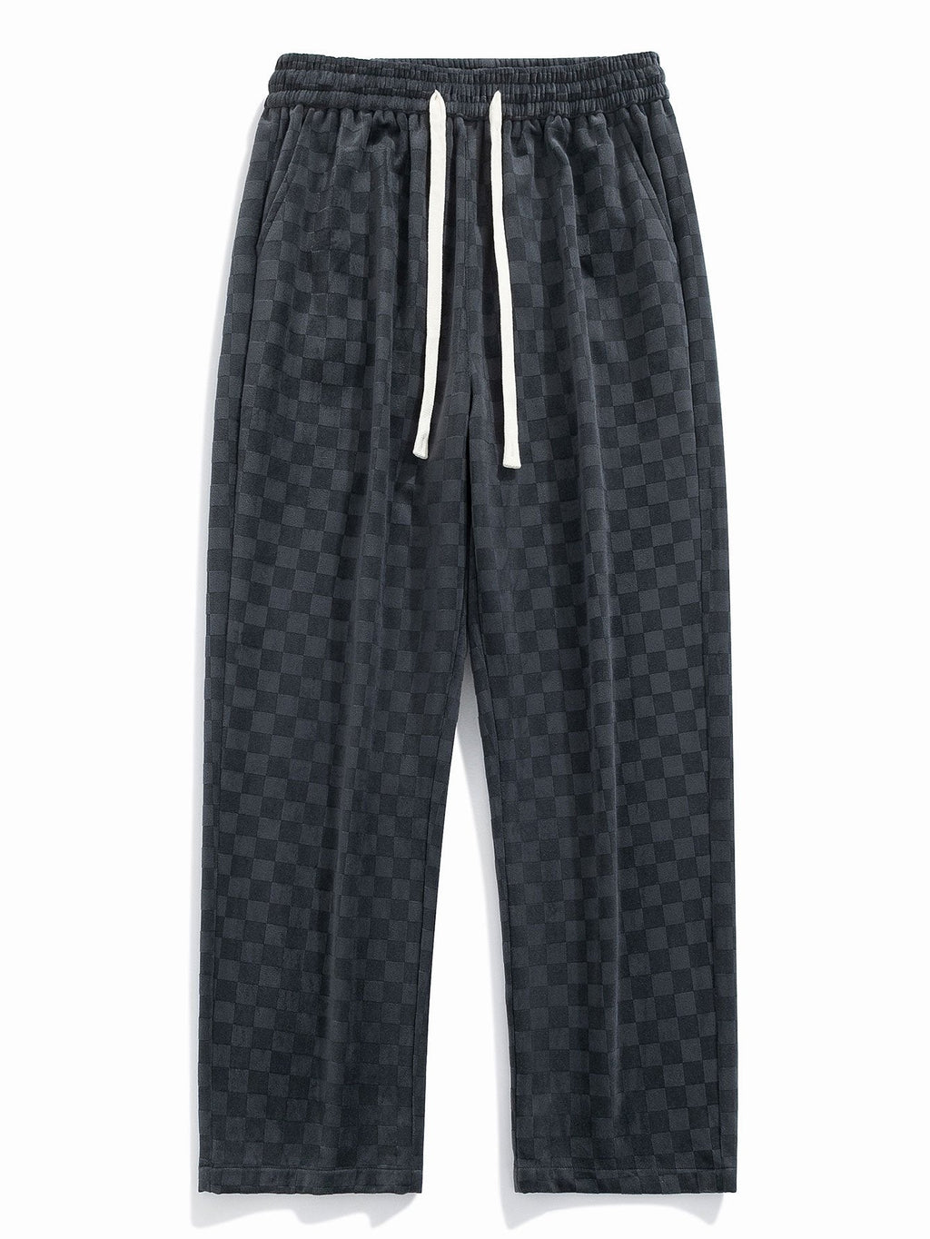 Jules - Checked Straight Leg Trousers