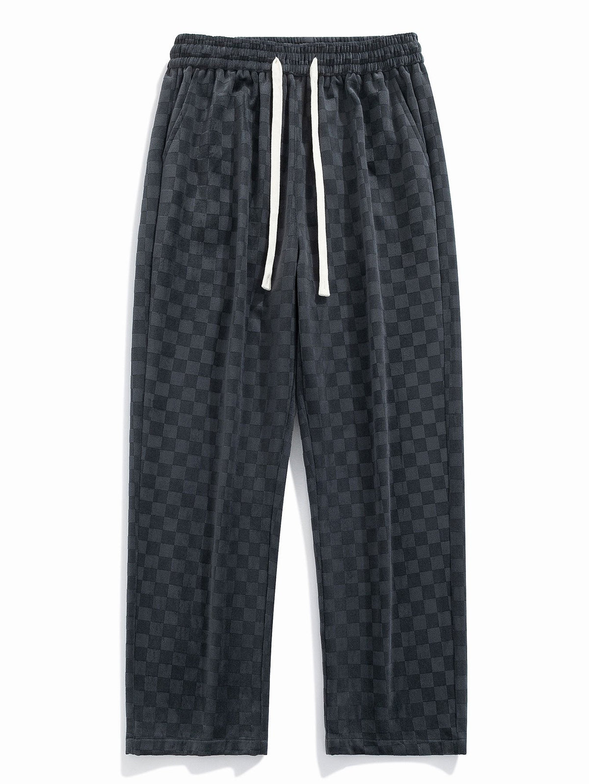Jules - Checked Straight Leg Trousers