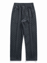 Jules - Checked Straight Leg Trousers