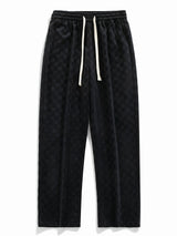 Jules - Checked Straight Leg Trousers