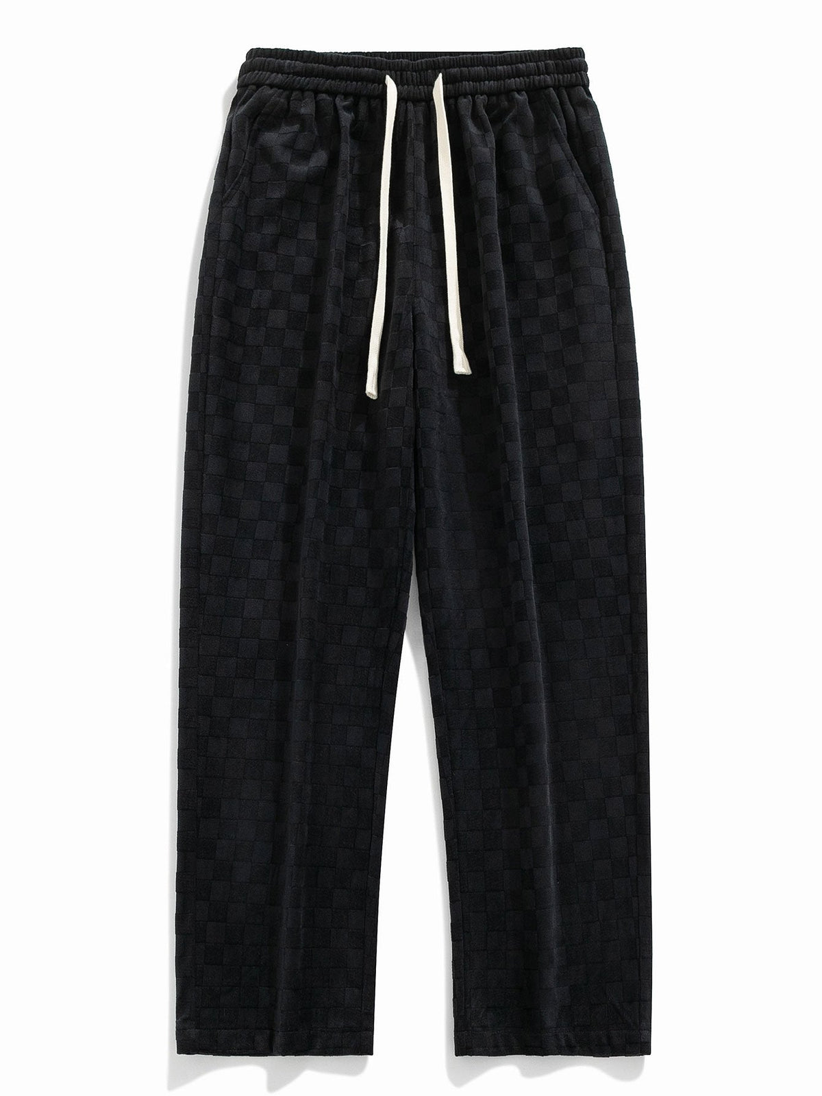 Jules - Checked Straight Leg Trousers