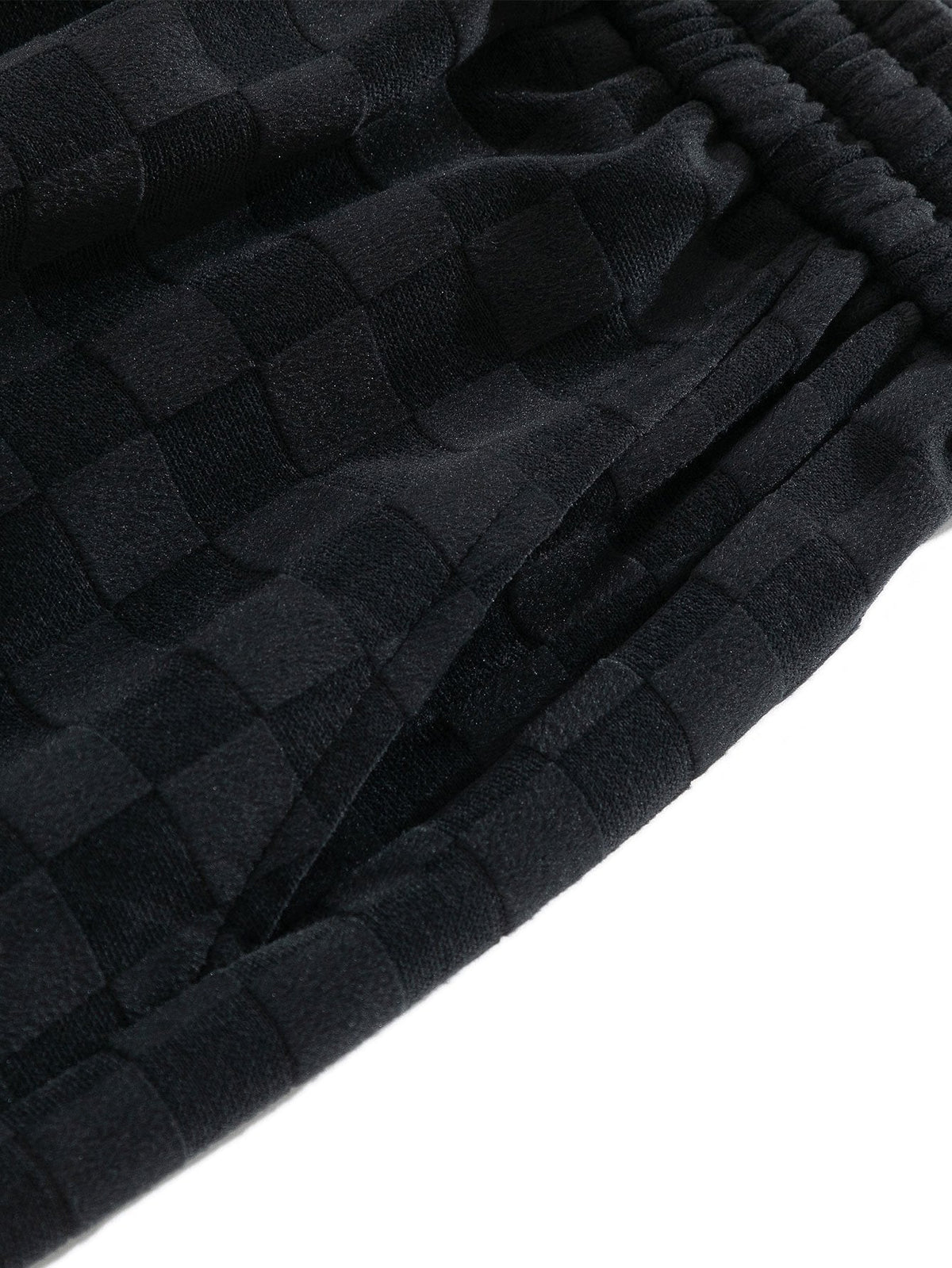 Jules - Checked Straight Leg Trousers