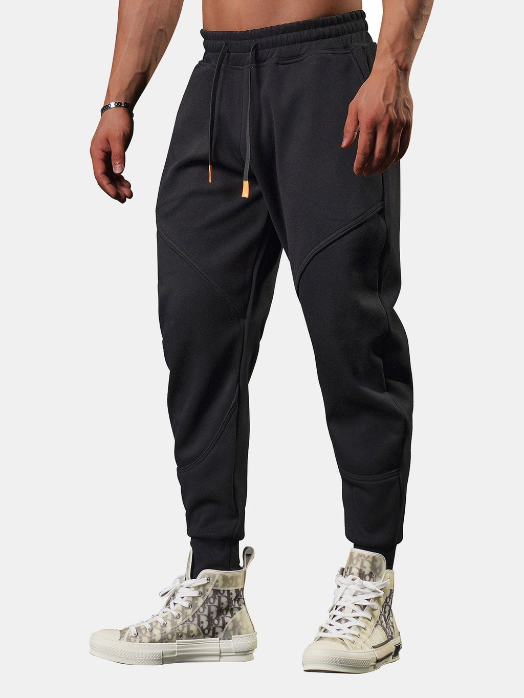 Theo - Cropped Joggers with Side Split