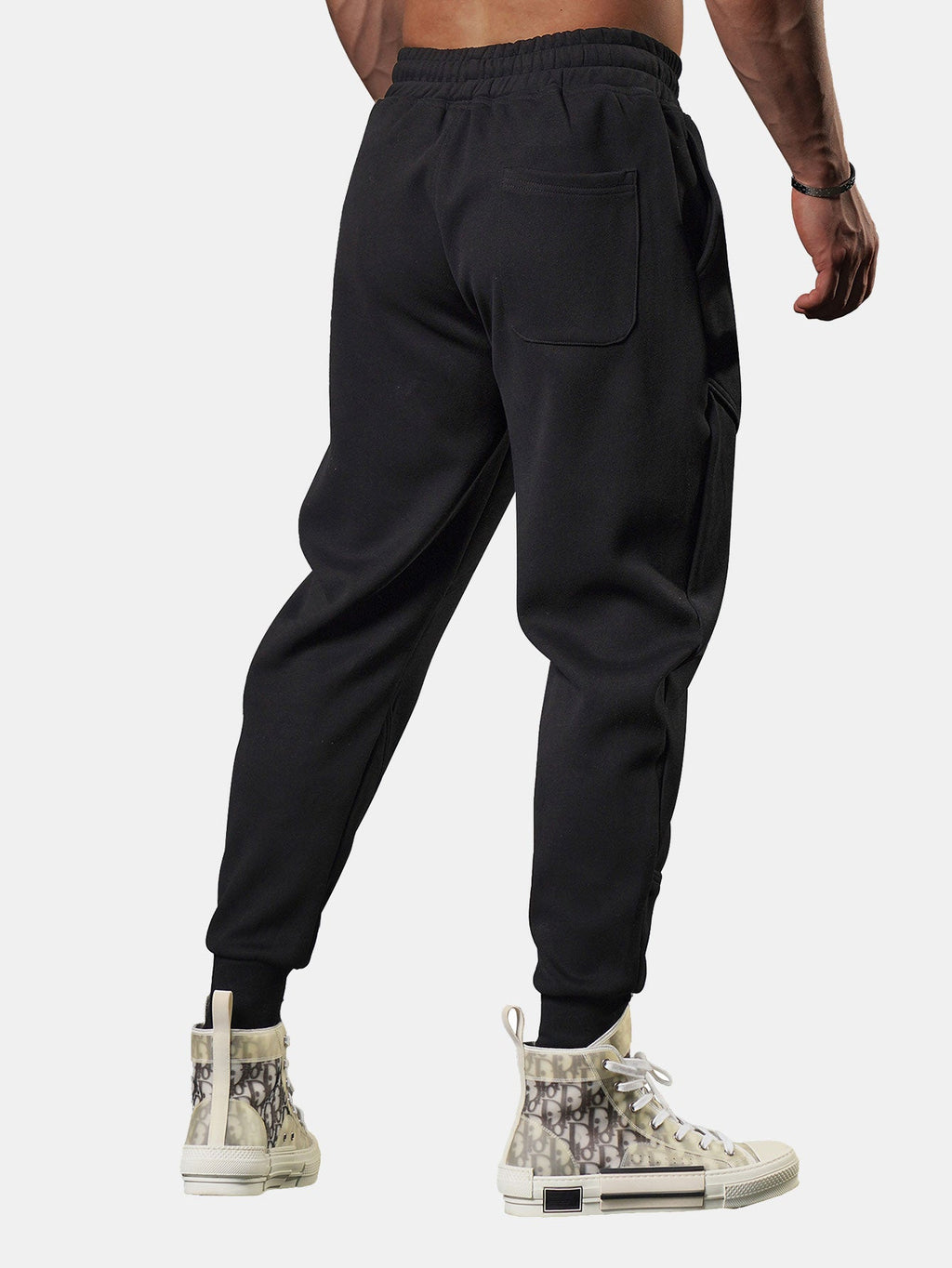 Theo - Cropped Joggers with Side Split