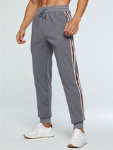 Victor - Teddy Lined Joggers with Side Stripe
