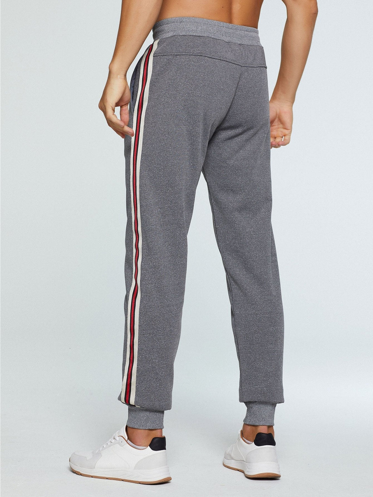Victor - Teddy Lined Joggers with Side Stripe