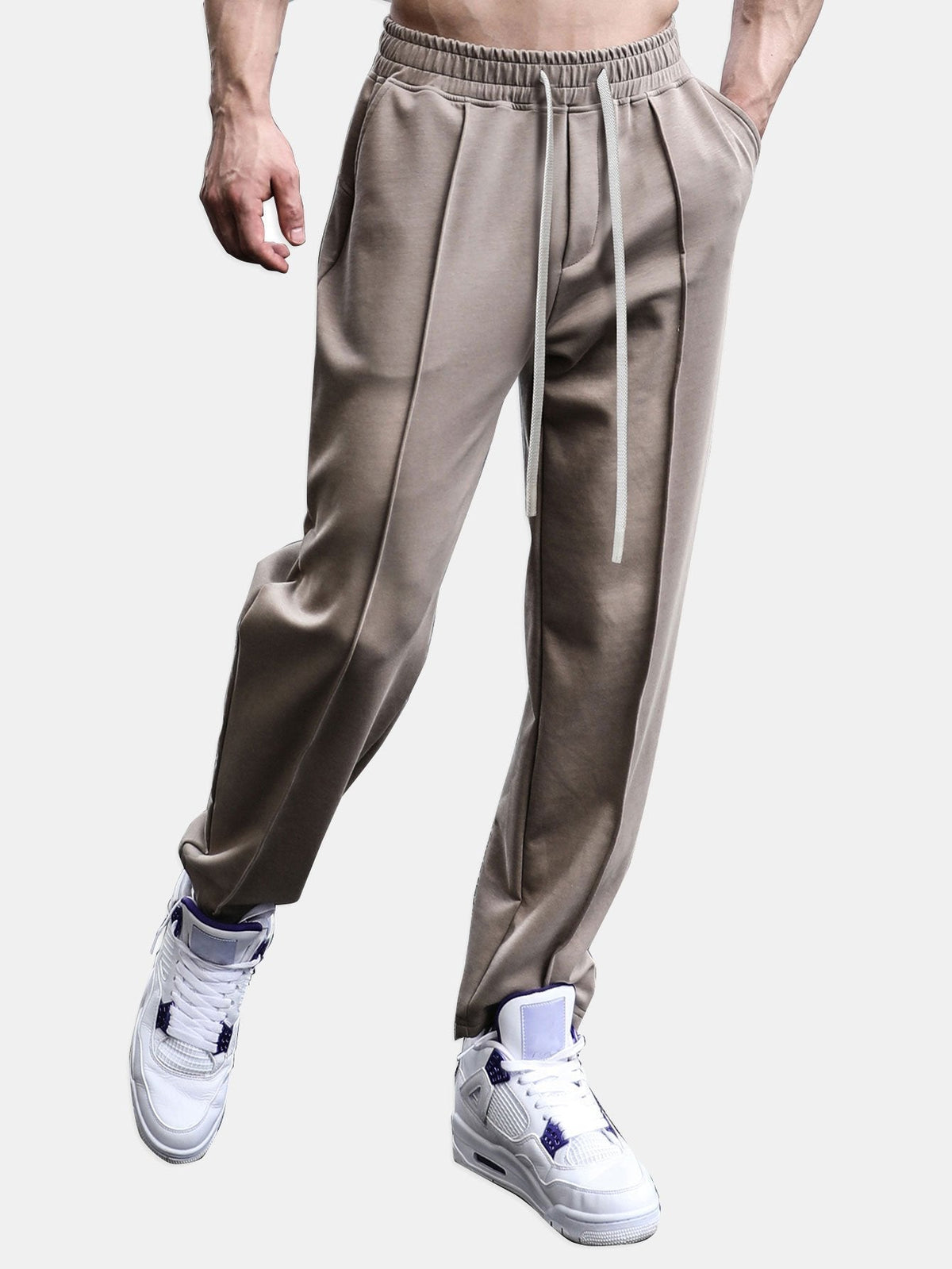 Denis - Tapered Joggers with Crease