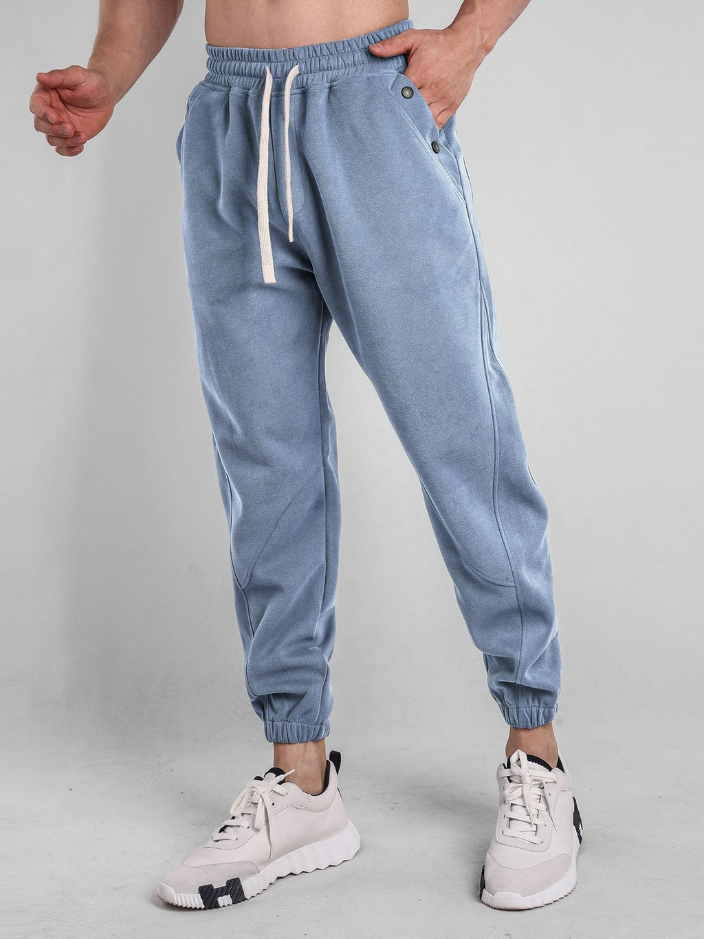 Gilles - Joggers with Button Pockets