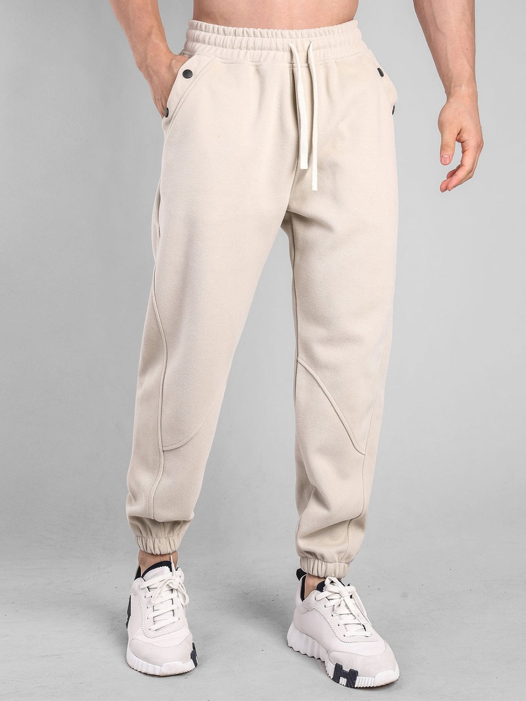 Gilles - Joggers with Button Pockets