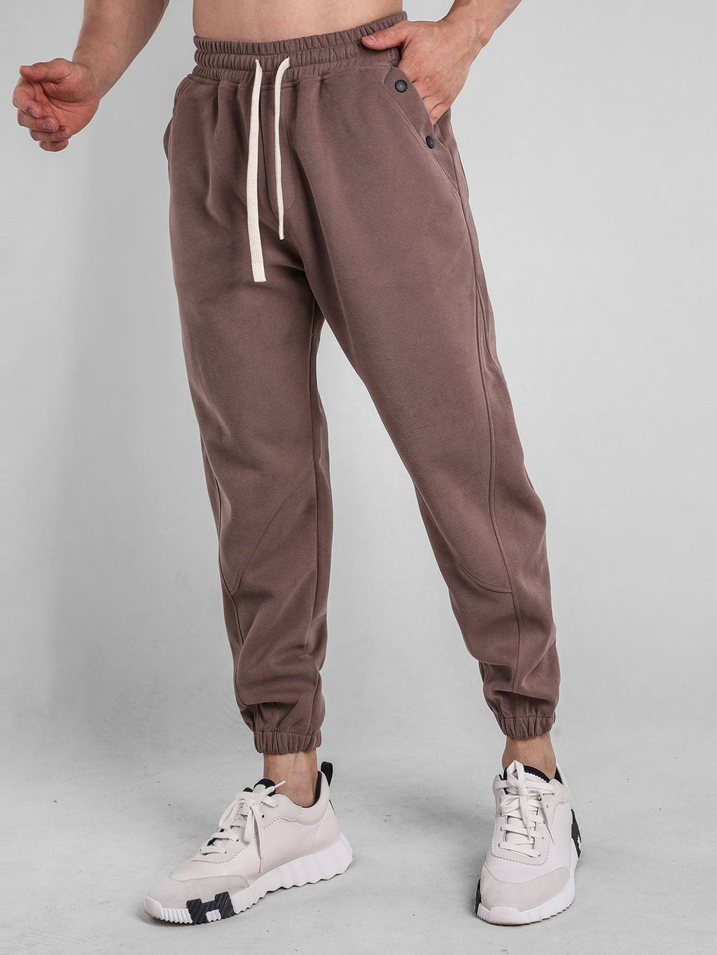 Gilles - Joggers with Button Pockets