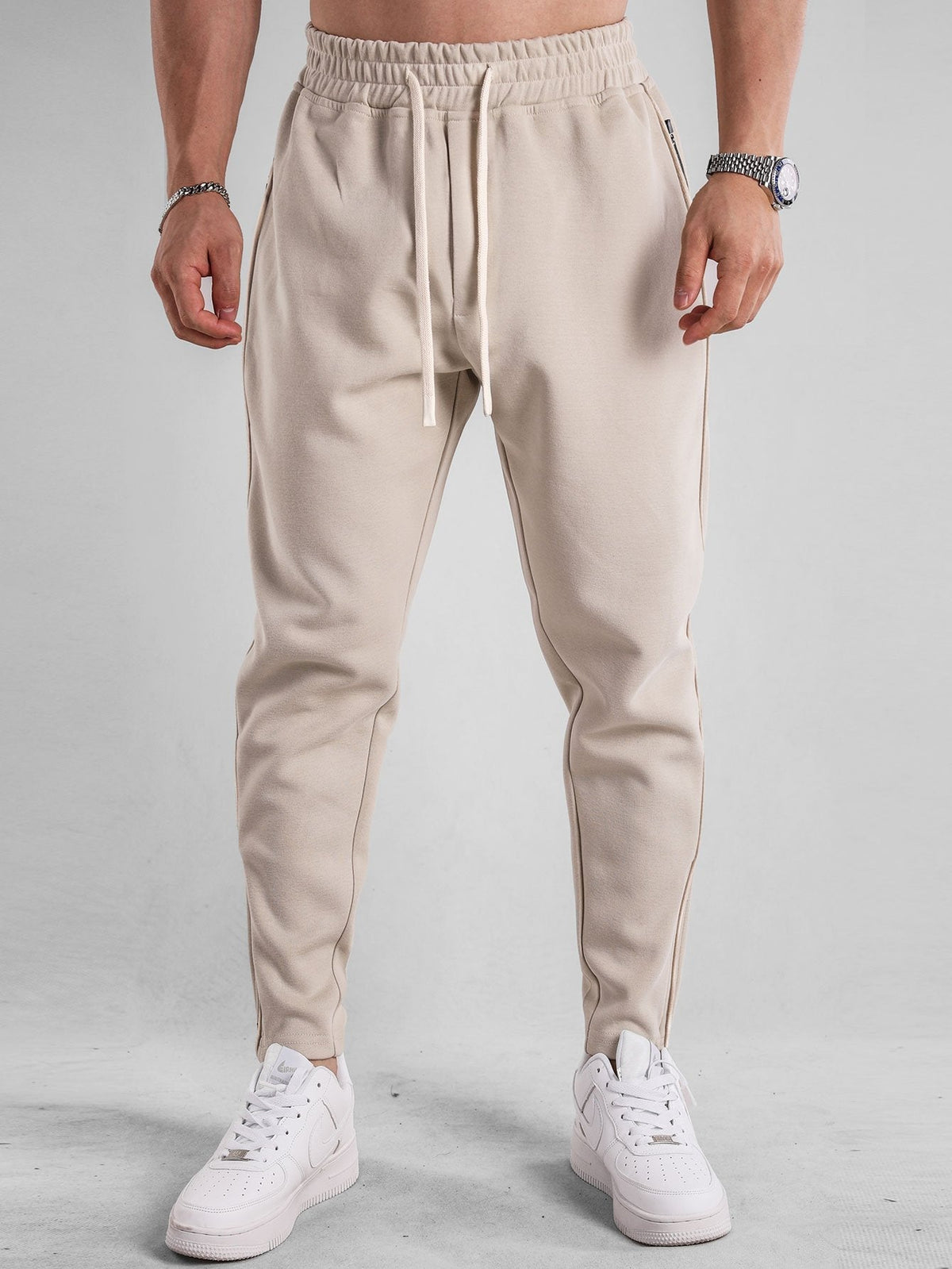 Michel - Joggers with Zip Hem