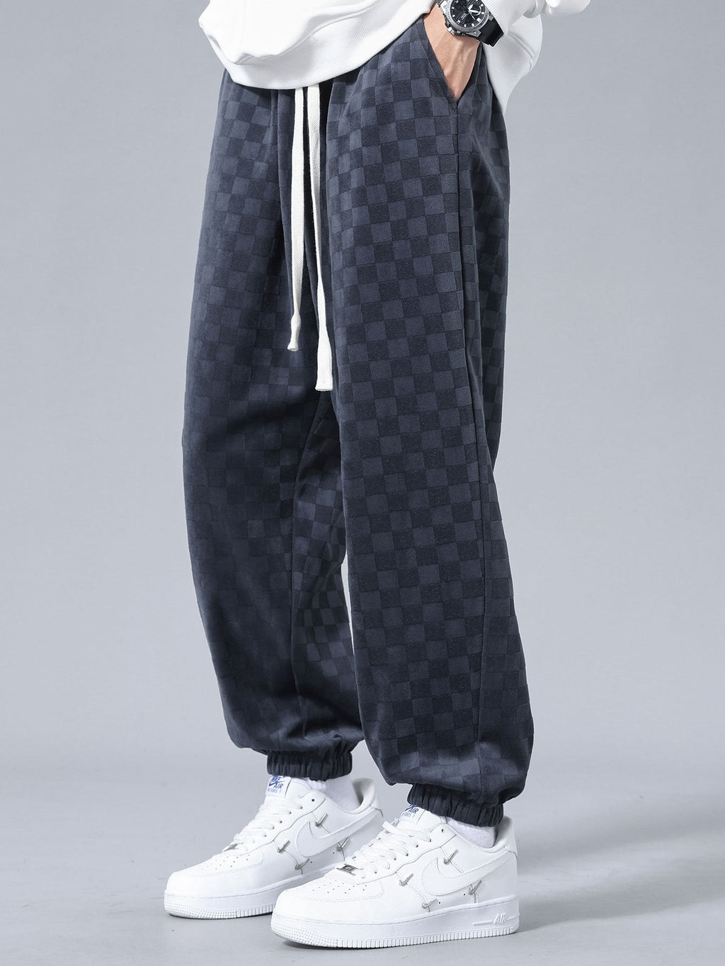 Alain - Plaid Joggers