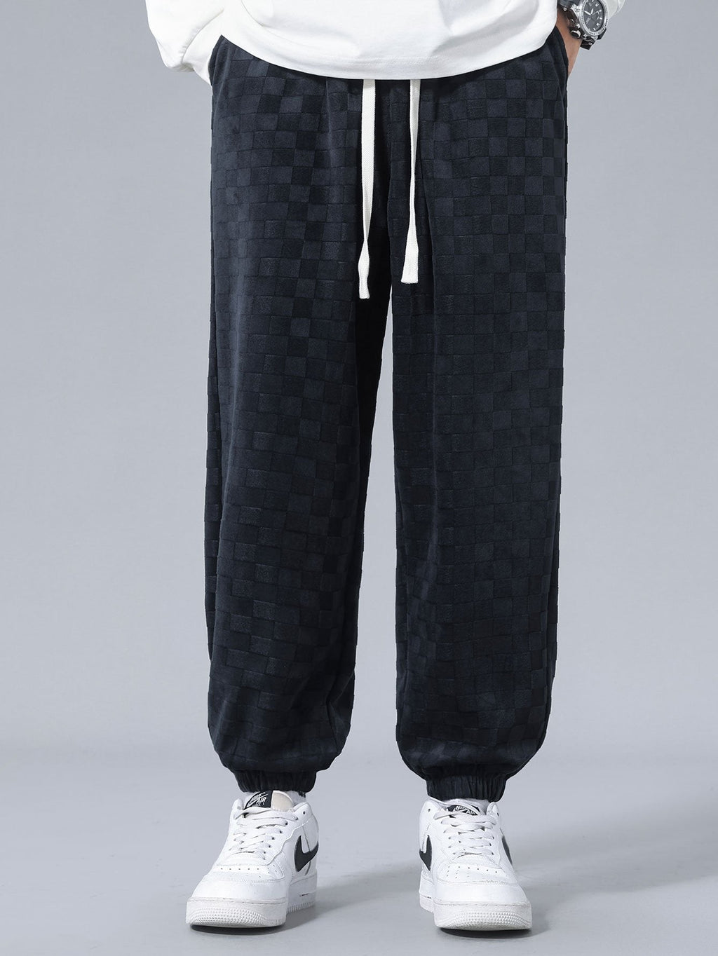 Alain - Plaid Joggers