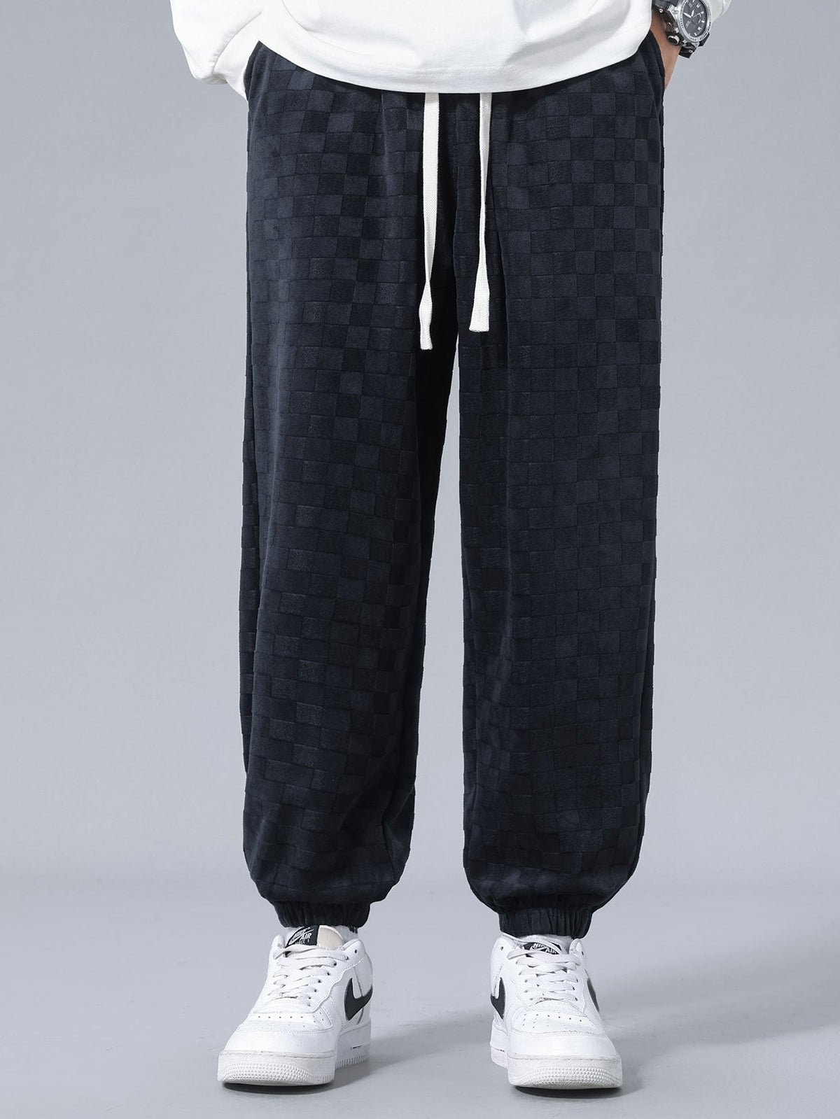 Alain - Plaid Joggers
