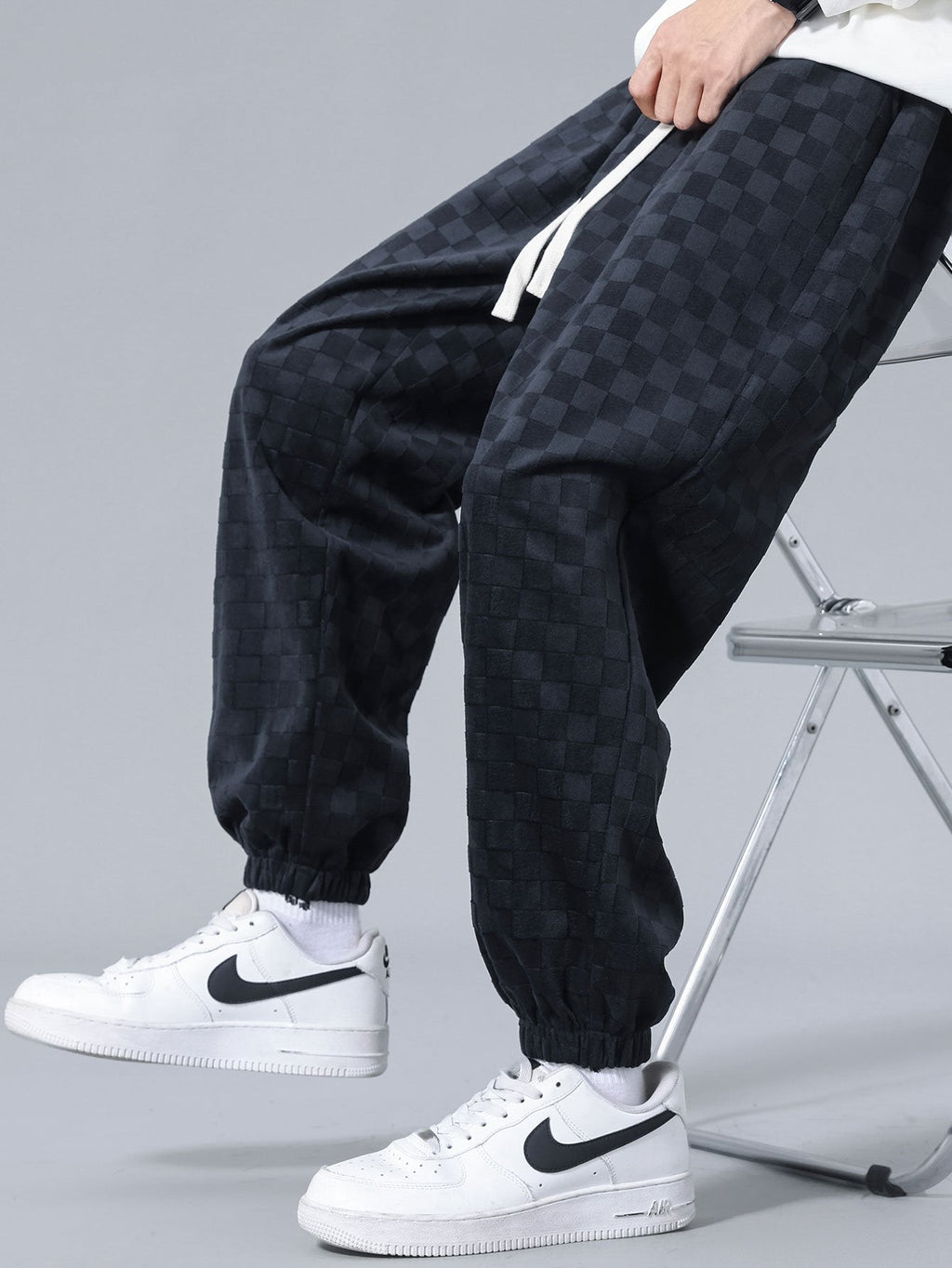Alain - Plaid Joggers