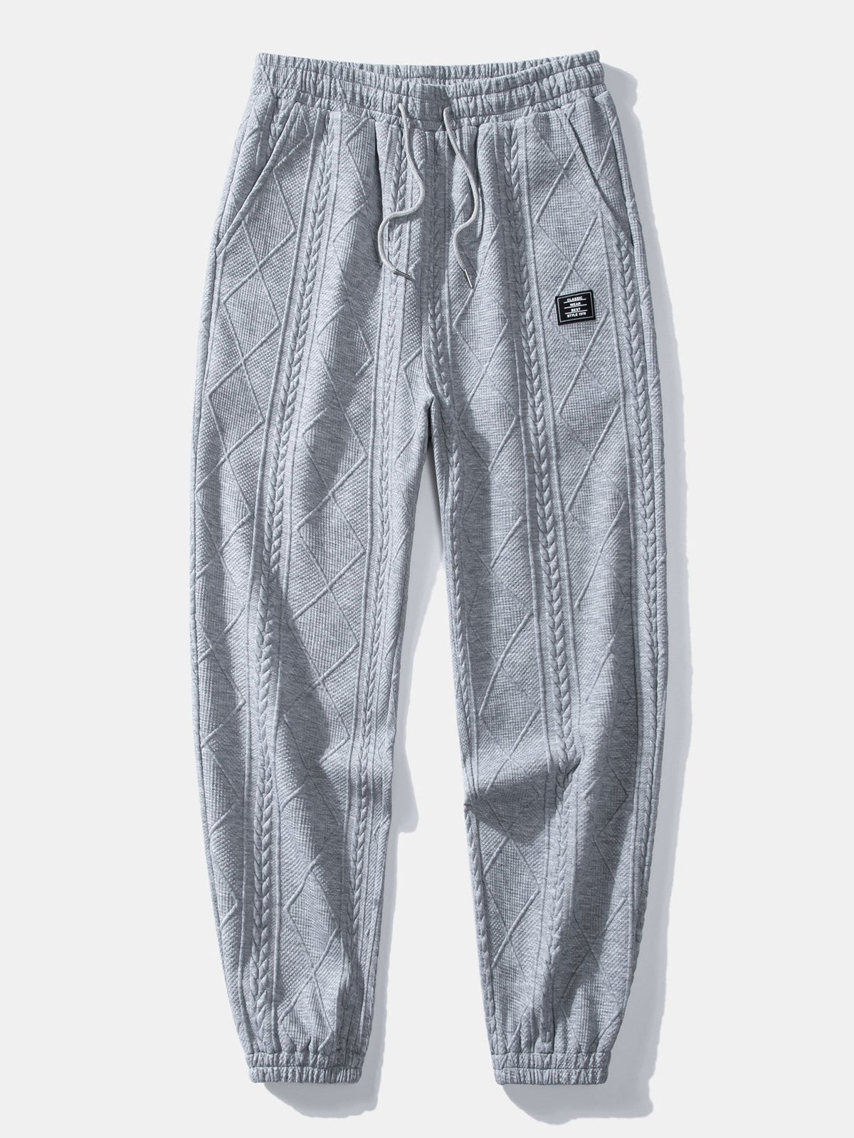 Patrick - Geometric Jacquard Joggers