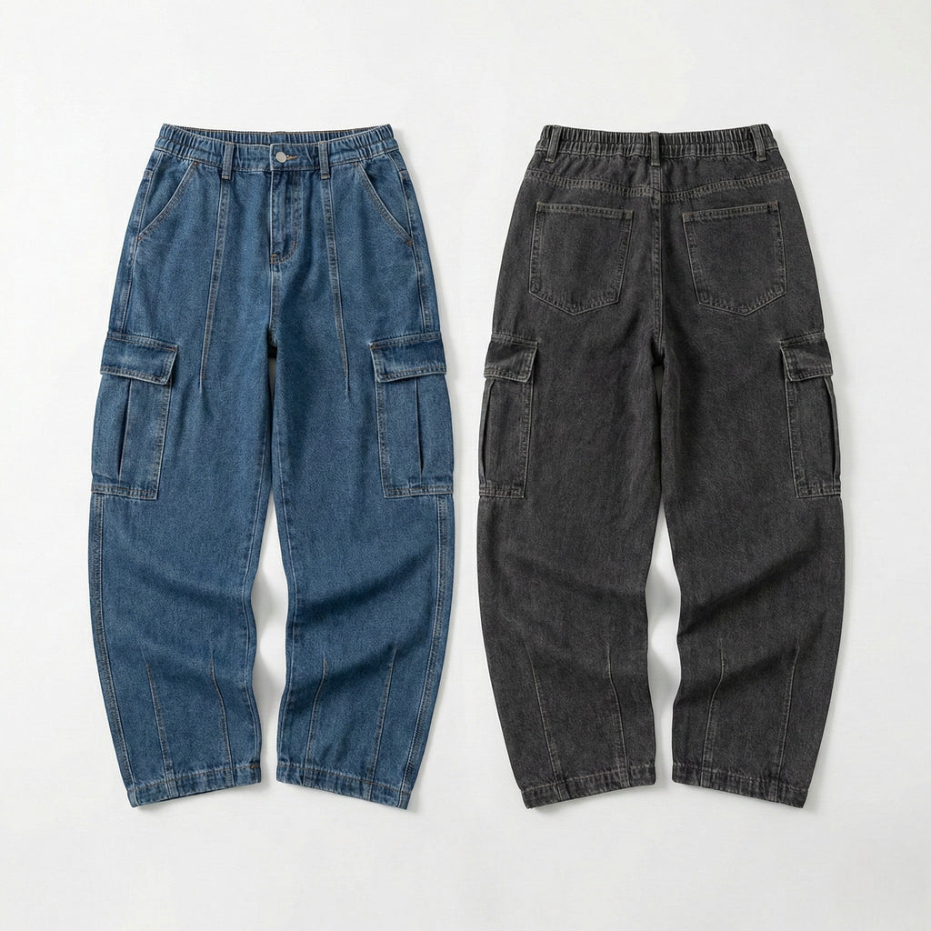 Colton - Relaxed Fit Cargo Jeans