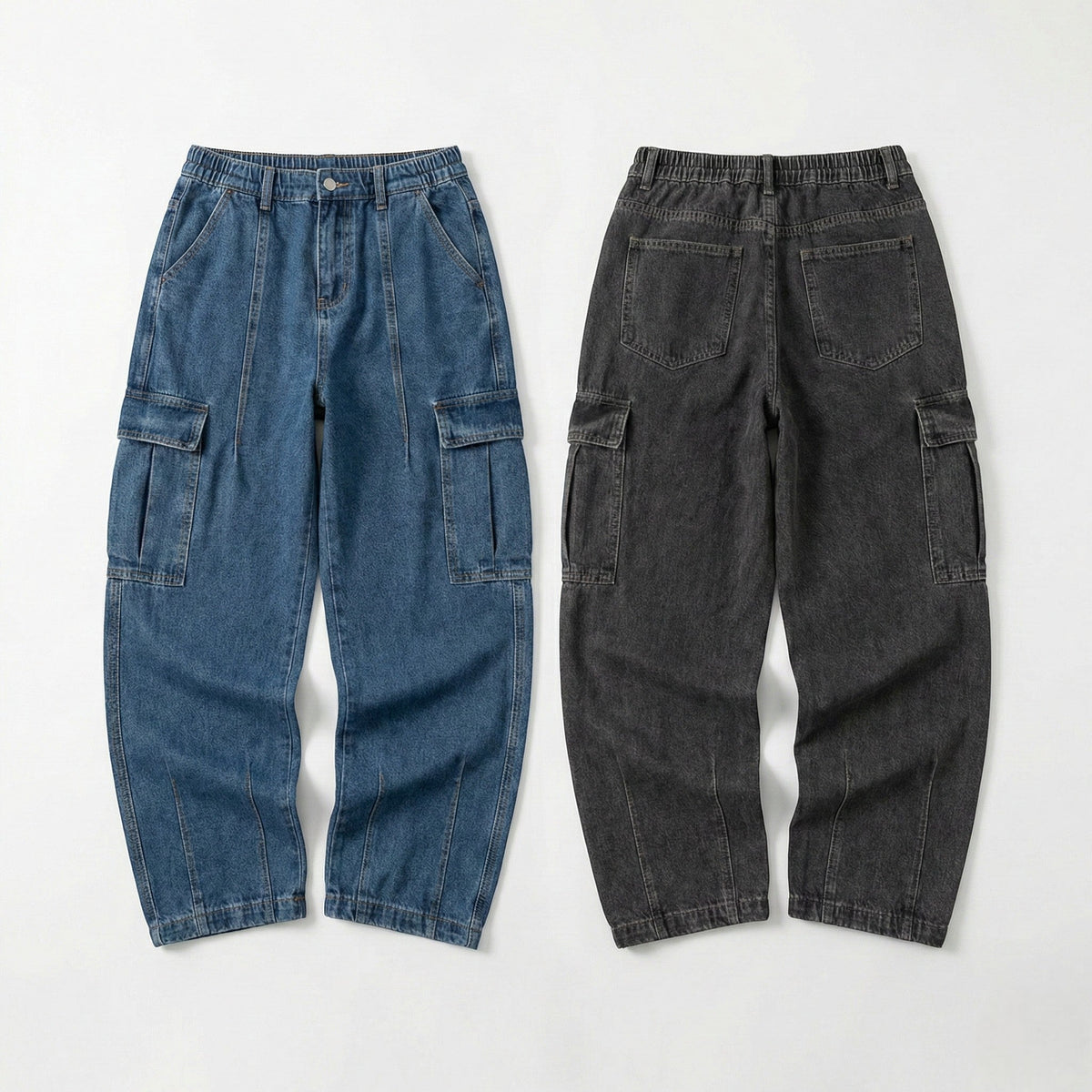 Colton - Relaxed Fit Cargo Jeans
