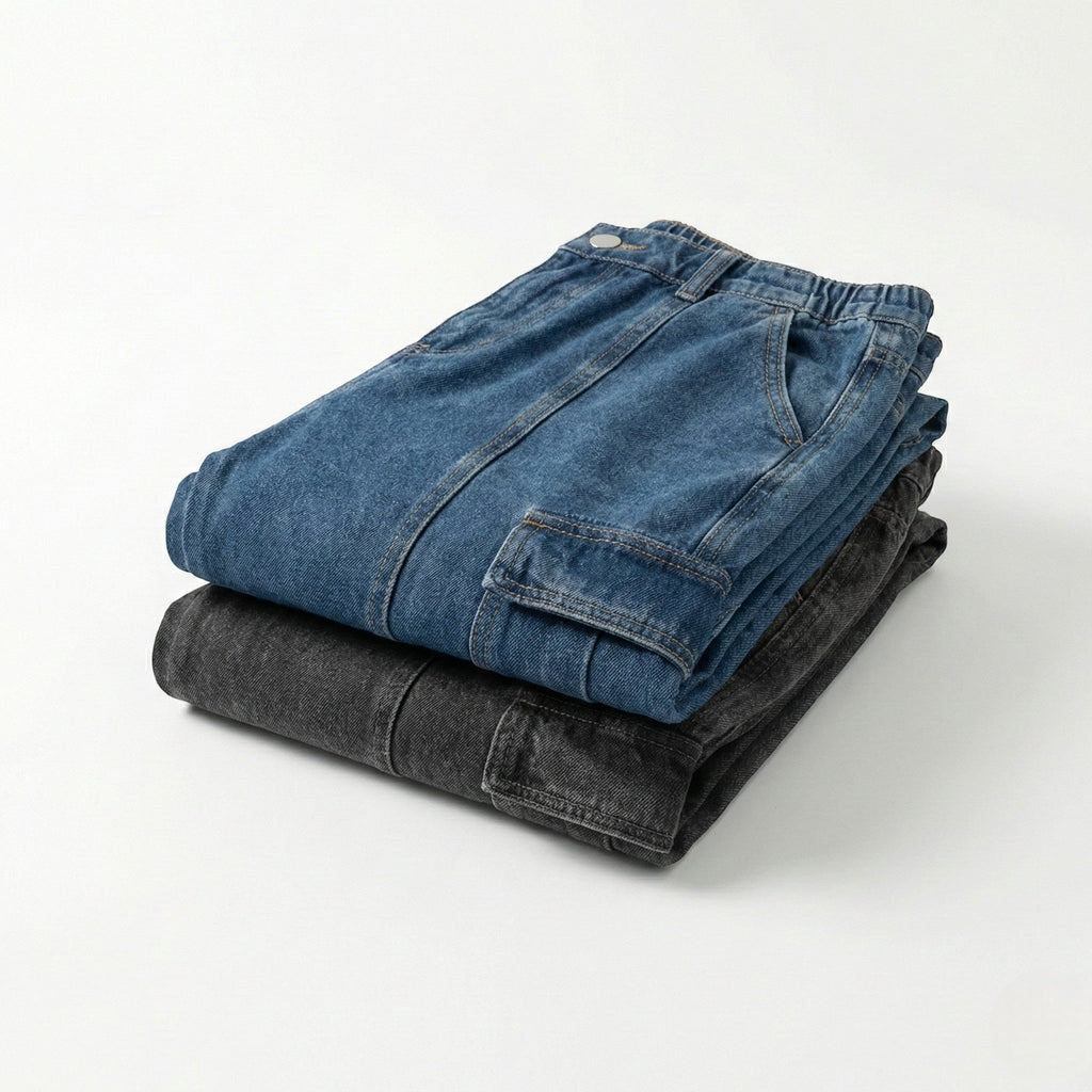 Colton - Relaxed Fit Cargo Jeans