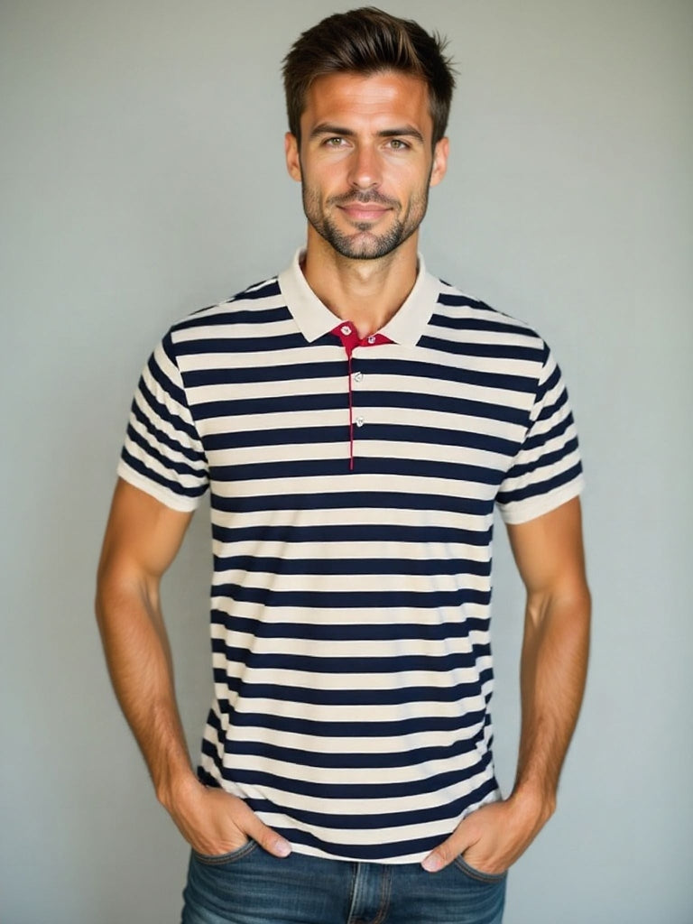Michel - Striped Summer Polo