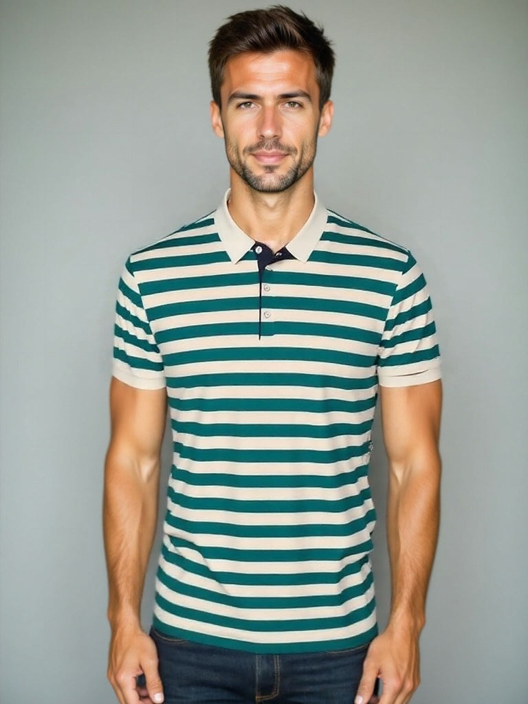 Michel - Striped Summer Polo