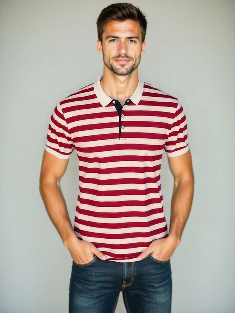 Michel - Striped Summer Polo