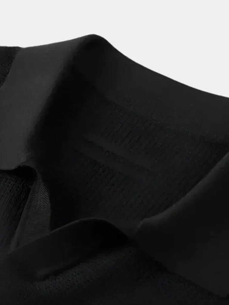 Alain - Open Collar Short Sleeve Polo