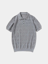 Daniel - Geometric Textured Polo