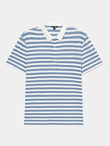 Kevin - Blue Striped Polo