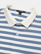 Kevin - Blue Striped Polo