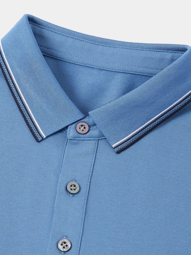 Justin - Blue Classic Polo
