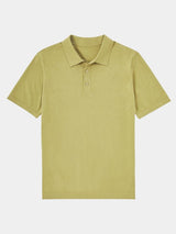 Brandon - Classic Short Sleeve Polo with Button Placket