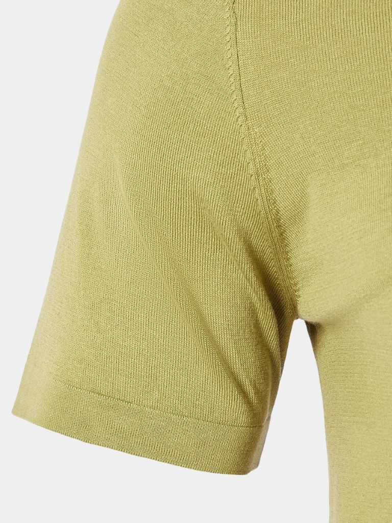 Brandon - Classic Short Sleeve Polo with Button Placket