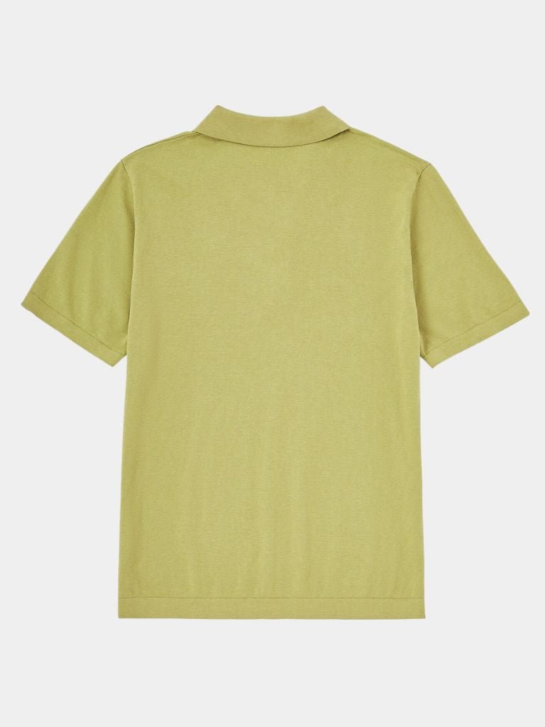 Brandon - Classic Short Sleeve Polo with Button Placket