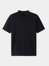 Brandon - Classic Short Sleeve Polo with Button Placket