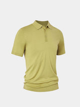 Brandon - Classic Short Sleeve Polo with Button Placket
