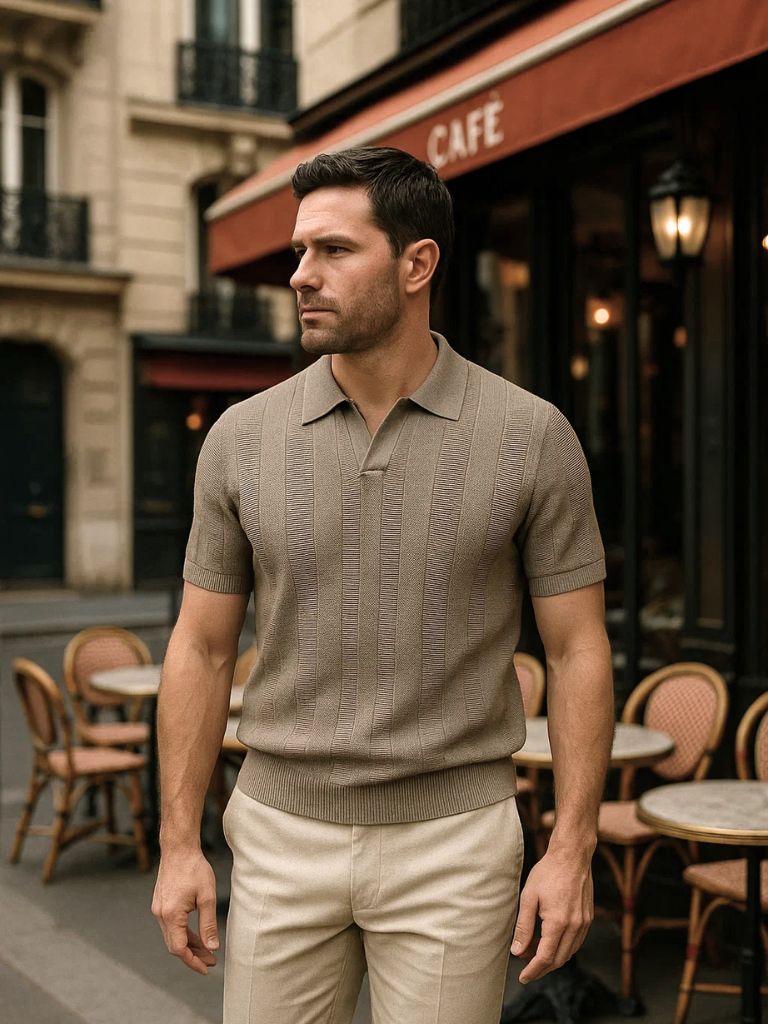 Bradley - Textured Knit Polo