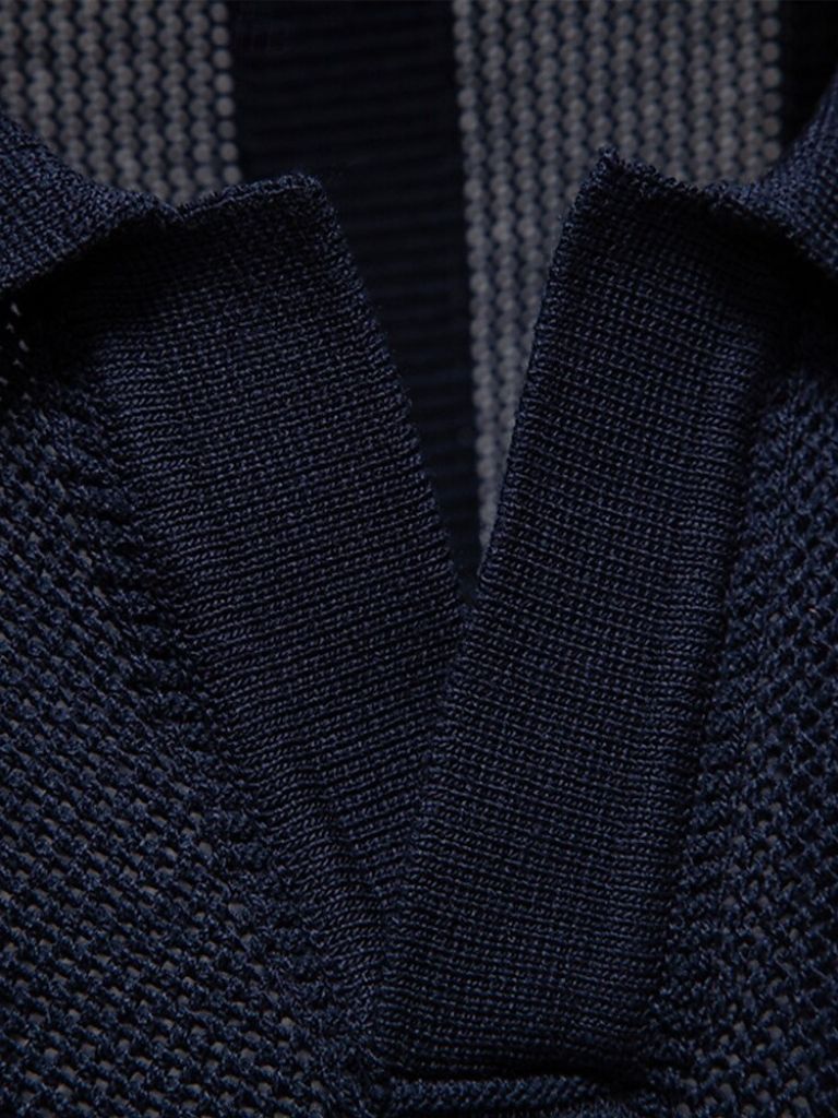 Bradley - Textured Knit Polo