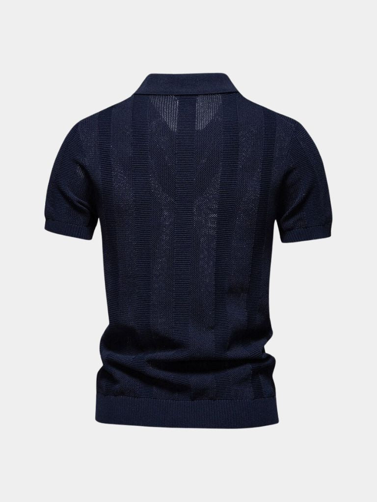 Bradley - Textured Knit Polo