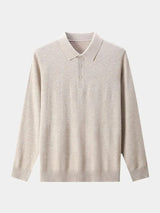 Brett - Plain Long Sleeve Polo