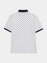 Brent - Black Patterned Polo