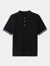 Brian - Brown Textured Polo