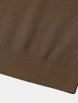 Bryce - Knit Polo with Open Lapel Collar