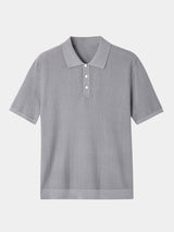 Cody - Brown Textured Knit Polo