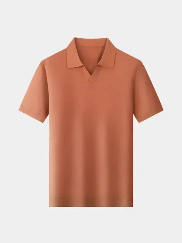 Colton - Open Collar Short Sleeve Shirt