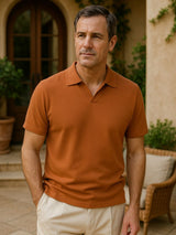 Colton - Open Collar Short Sleeve Shirt